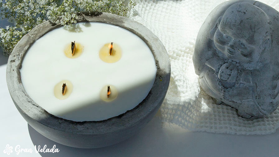 como fazer velas citronella