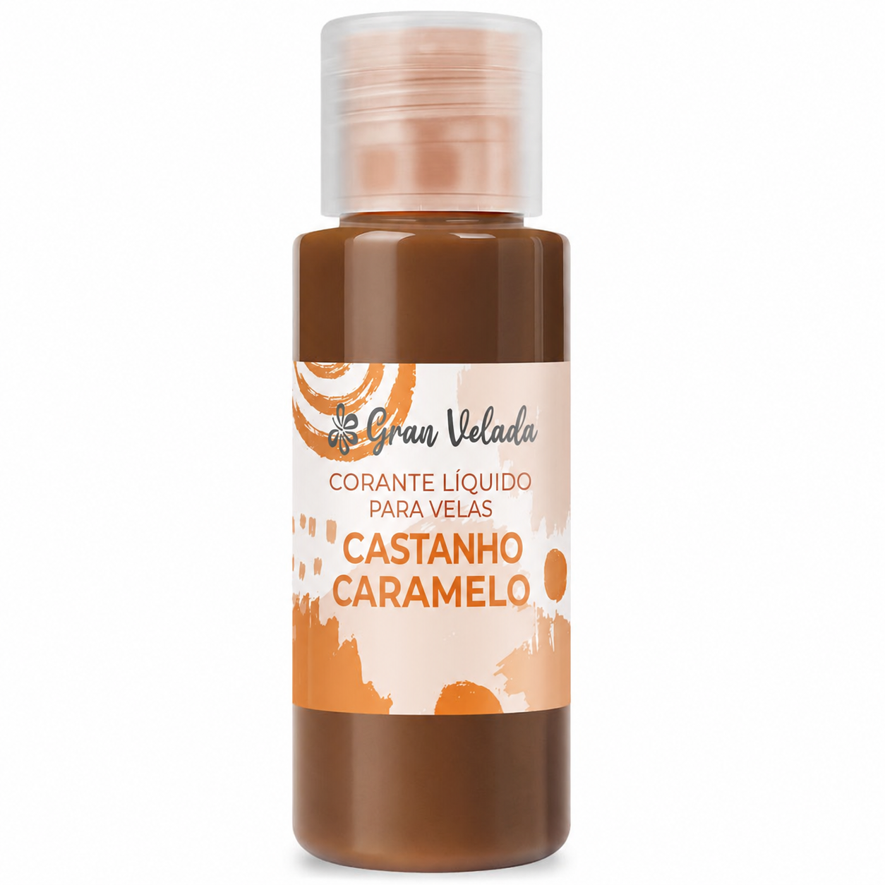 Corante líquido castanho-caramelo