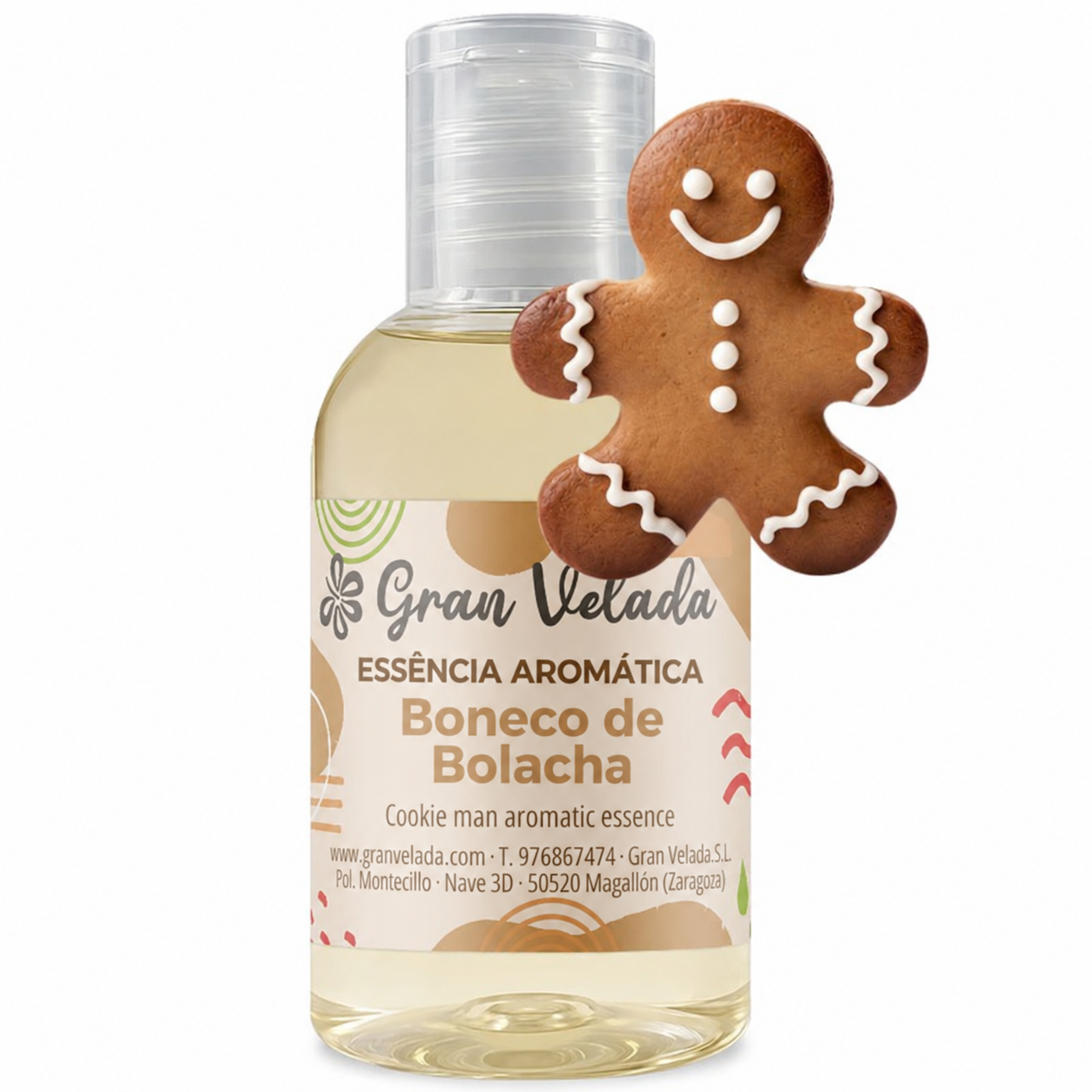 Essência aromática de Boneco de Bolacha