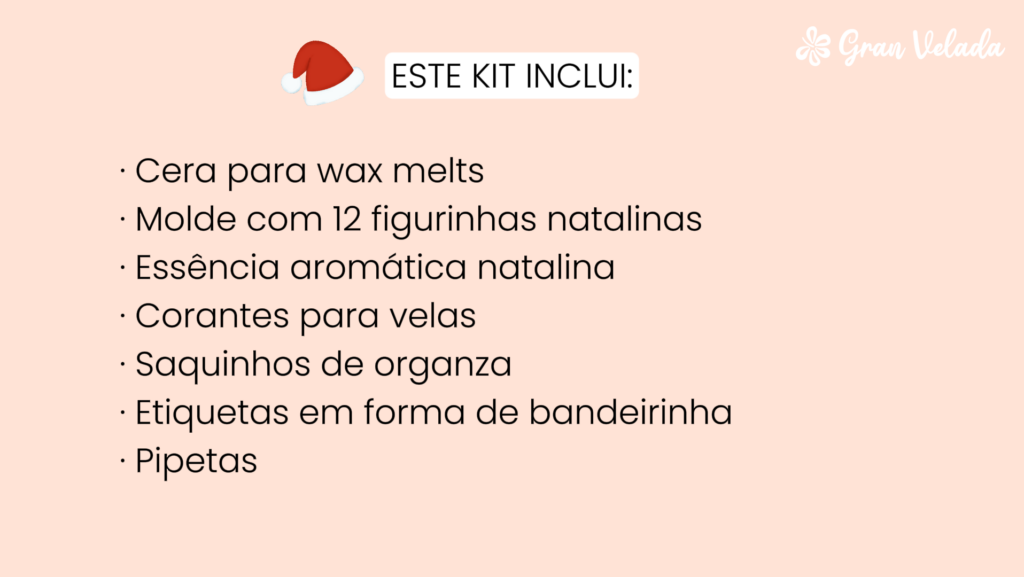 set wax melts figurinhas natal materiales