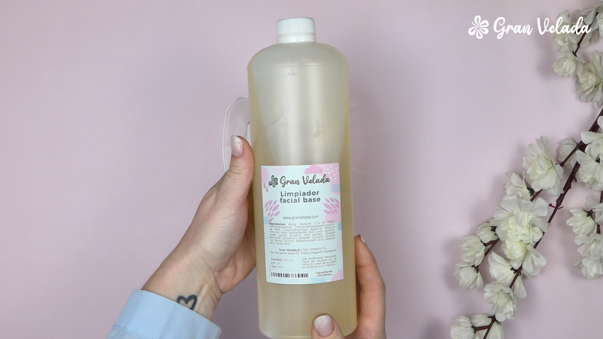 Gel de limpeza facial base para elaborar sabonete dermoprotetor