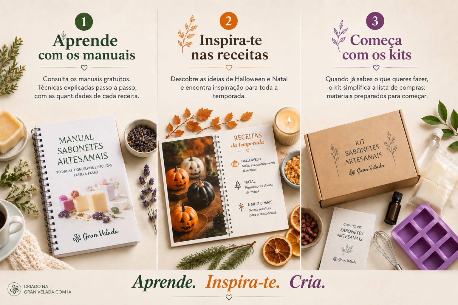 Aprender, inspirar-se e criar com a Gran Velada
