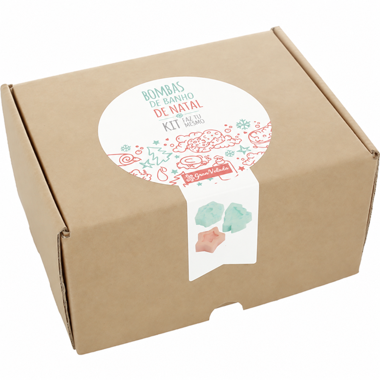 Kit de bombas de banho de Natal da Gran Velada