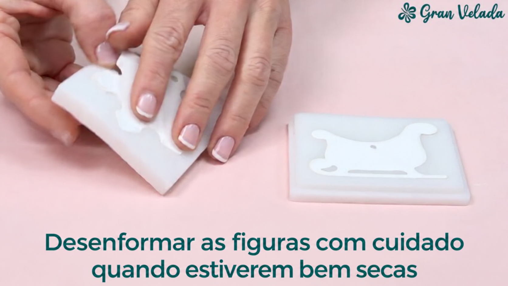 Separa o silicone do floco de neve