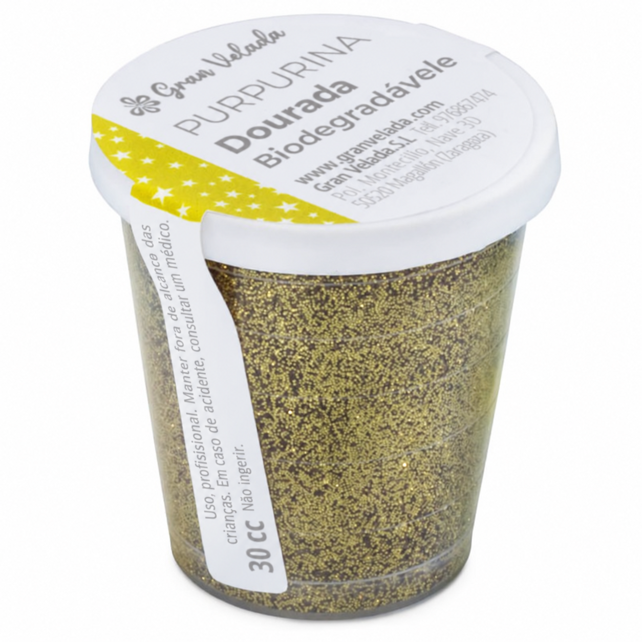 Purpurina dourada