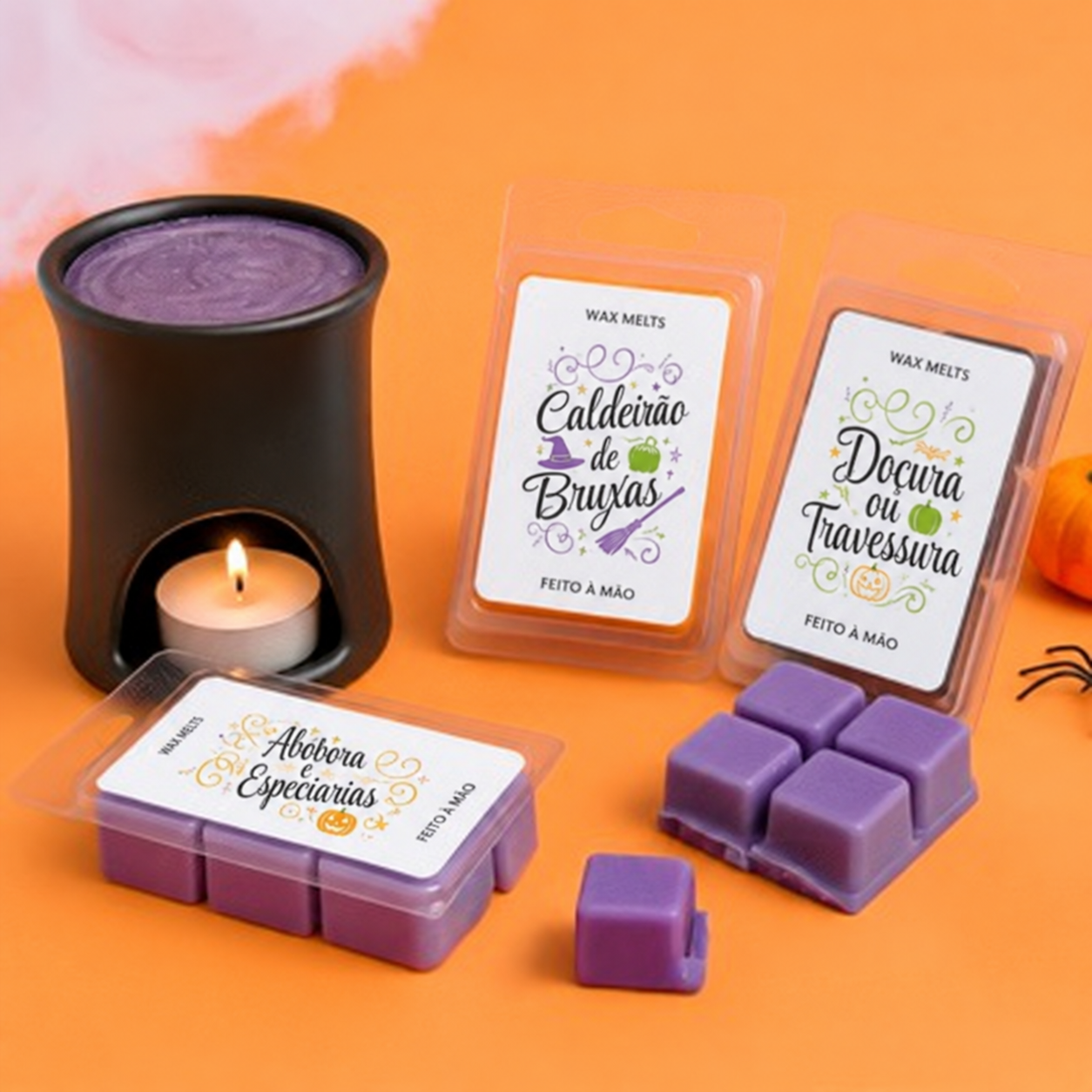 Kit de wax melts de Halloween