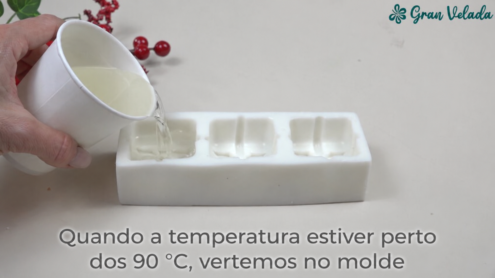 Verte nas cavidades