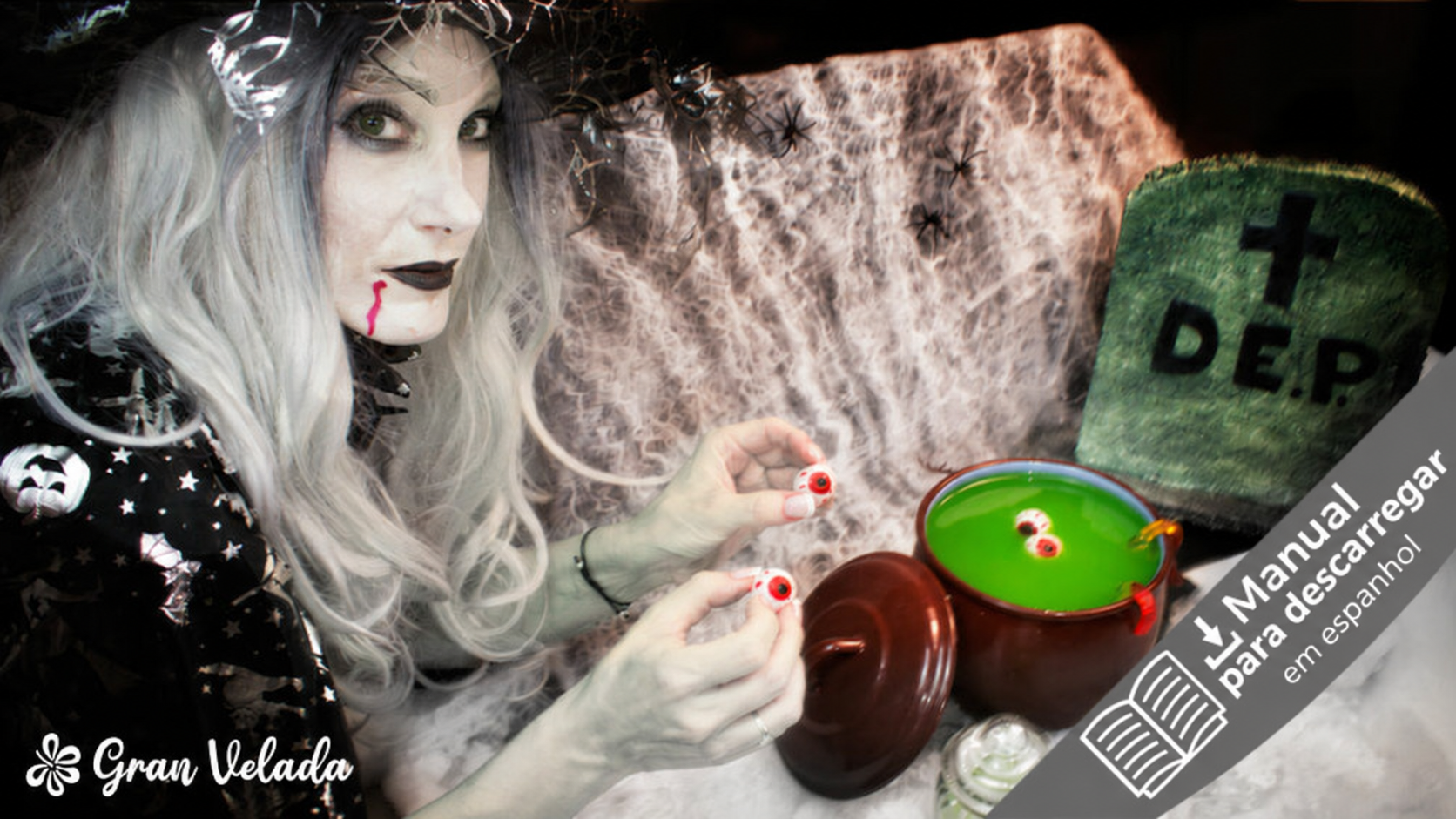Manual de trabalhos manuais de Halloween — em espanhol