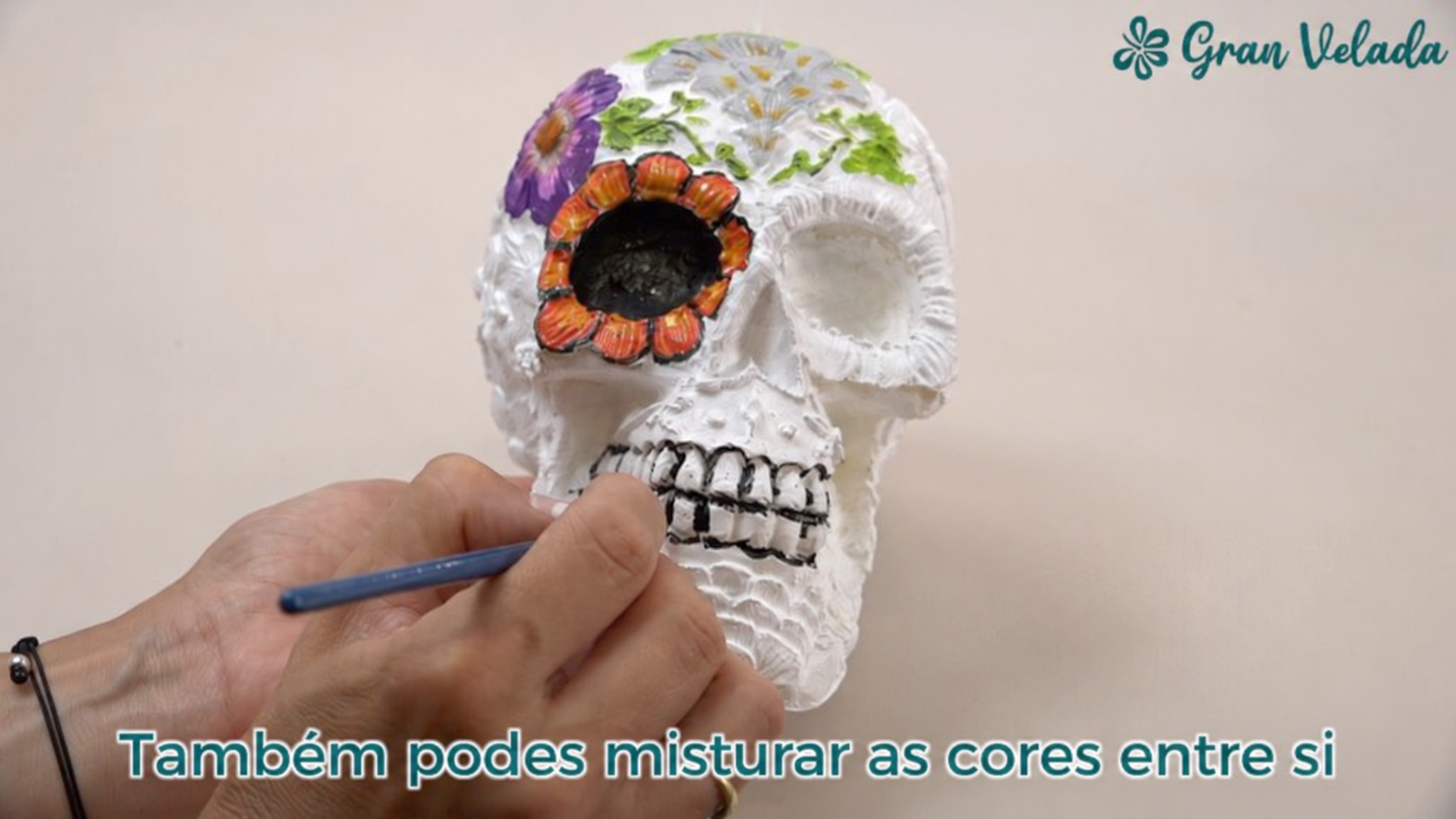 Termina a tua caveira e deixa secar — imagem 17