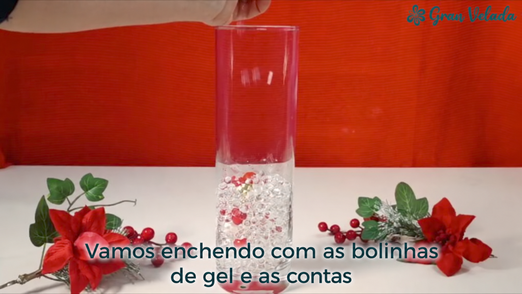Centro de mesa com velas flutuantes — fotografia 3 do tutorial
