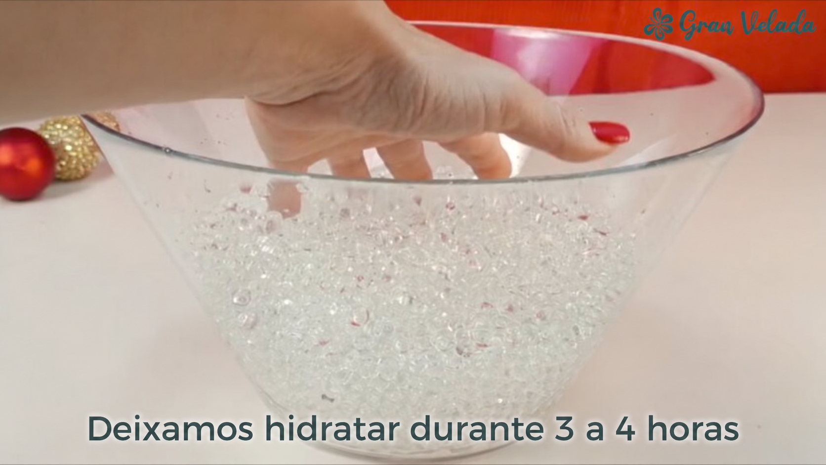 Centro de mesa com velas flutuantes — fotografia 1 do tutorial