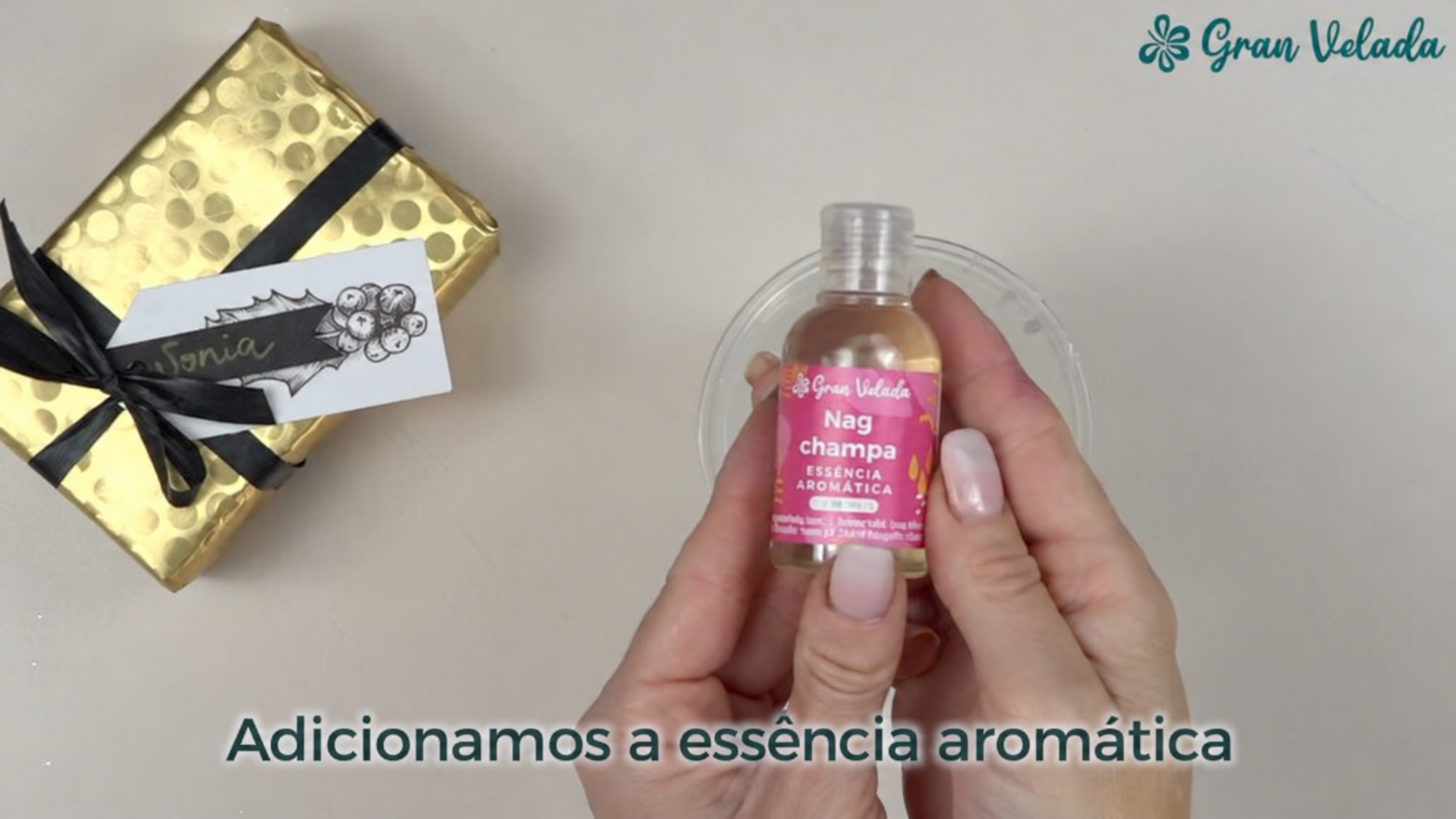 Velas com textura de lã — fotografia 2 do tutorial