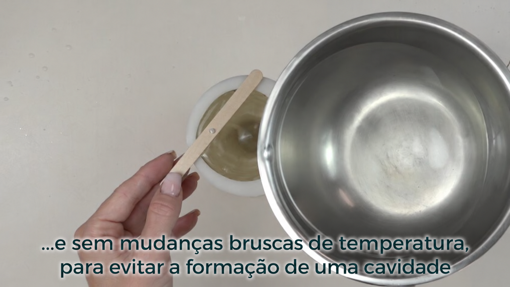 Velas com paisagem de Natal — fotografia 2 do tutorial