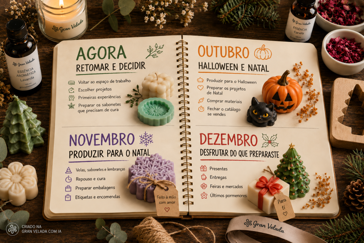 Preparar a temporada de trabalhos manuais