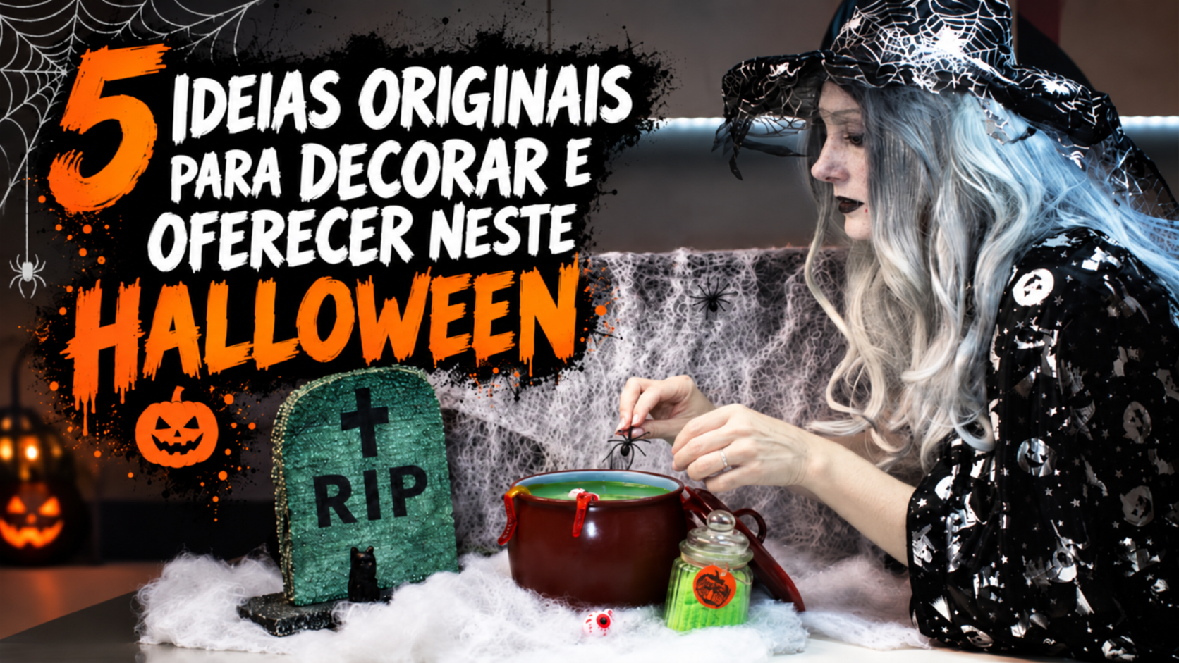 5 ideias originais de Halloween para decorar e oferecer
