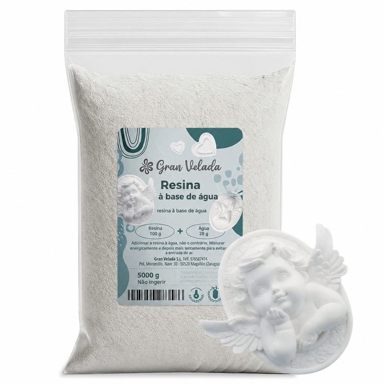Resina à base de água